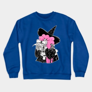 The Bookworm Witch - Bubblegum Hair Crewneck Sweatshirt